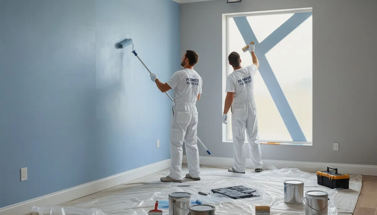 West Palm Beach, FL interior house painting by professional painters with careful prep and durable finish