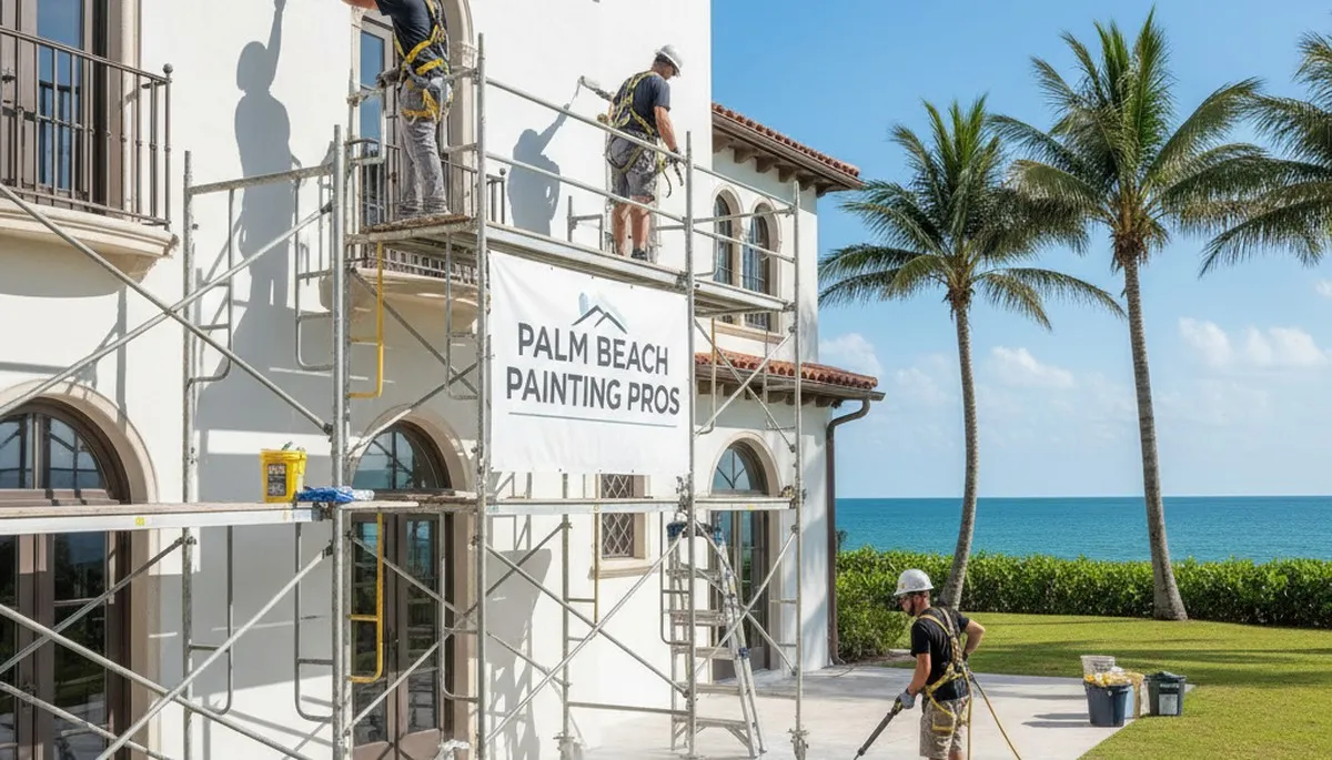 West Palm Beach, FL painters providing professional interior and exterior painting services